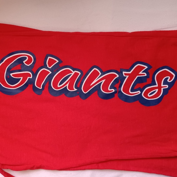 🆕NFL NY Giants Pajama Pants Womens Size Large Red & Blue - Picture 3 of 10